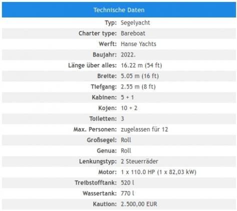 Adele - Hanse 548 