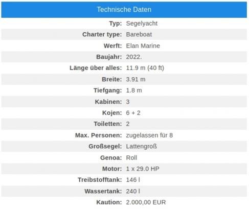 "Ciao Bella" Elan 40.1 - Elan Impression 40.1